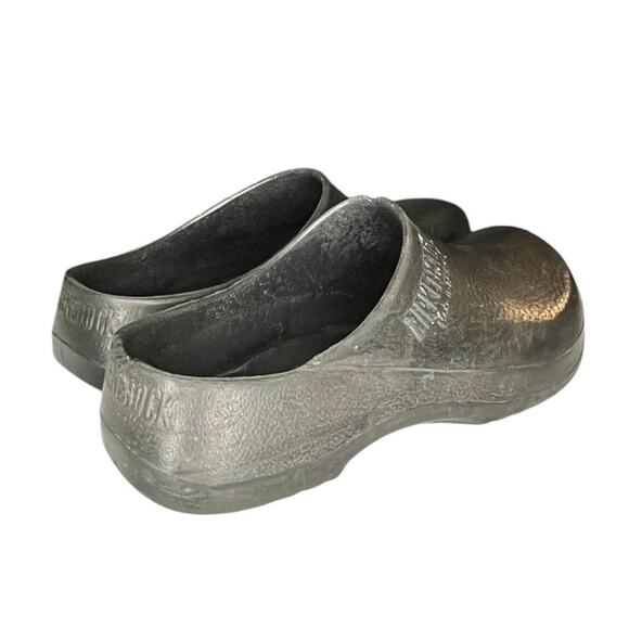 Womens Birkenstock Profi-Birki Slip-On Rubber Mule Clog Shoes Size 39 Black - Picture 4 of 6